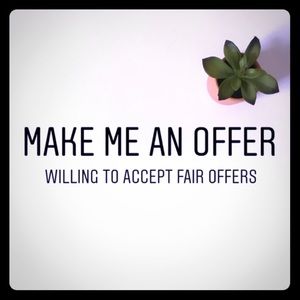 Prices not firm | Make me an offer!